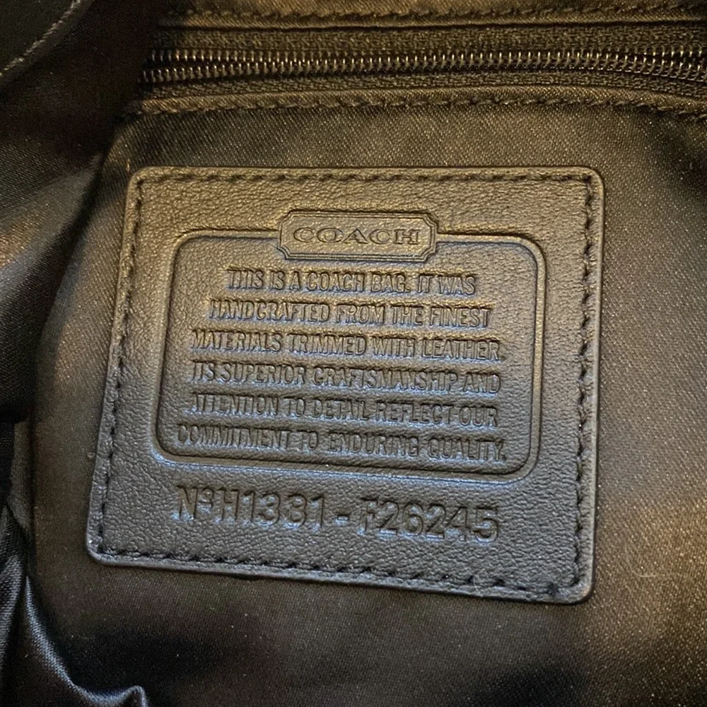 Coach Purse – Black (or Dark Brown) - Picture 5 of 5